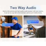 ESCAM WNK718 Système de sécurité NVR sans fil 8 canaux + 8 caméras IP, 3 millions de pixels, prise britannique, WNK718