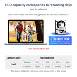 ESCAM WNK718 Système de sécurité NVR sans fil 8 canaux + 8 caméras IP, 3 millions de pixels, prise britannique, WNK718