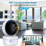 Caméra IP WiFi de sécurité intelligente YT50-2 3.0MP avec rotation à 360°, prise en charge carte TF / Audio bidirectionnel / Détection de mouvement / Vision nocturne, YT50-2