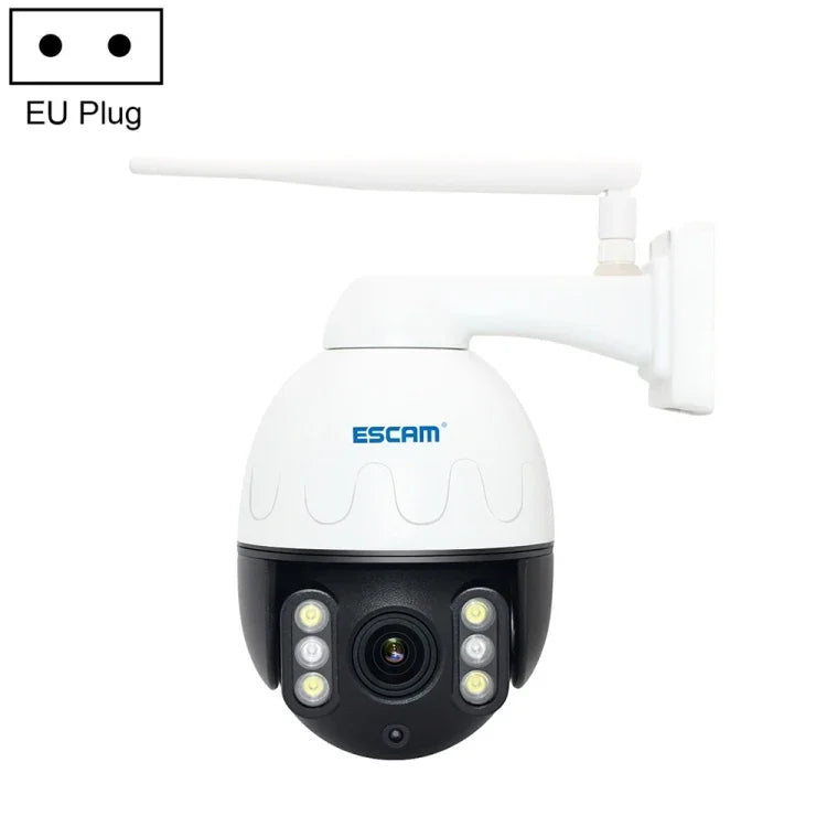 ESCAM Q5068 H.265 5MP Caméra IP WiFi étanche Pan/Tilt/Zoom 4X, Prend en charge ONVIF, Audio bidirectionnel et Vision nocturne, prise AU, prise UK, prise US, prise EU, prise AU