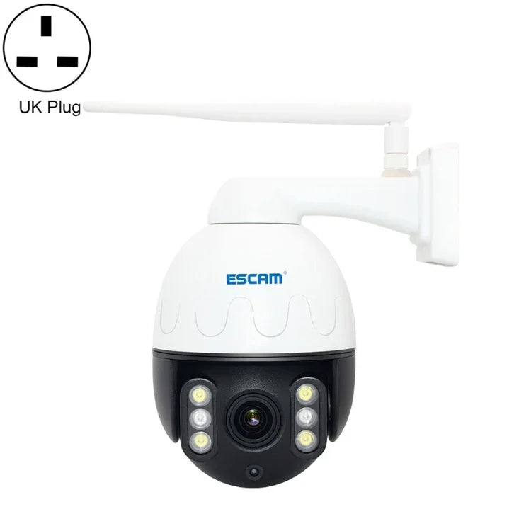 ESCAM Q5068 H.265 5MP Caméra IP WiFi étanche Pan/Tilt/Zoom 4X, Prend en charge ONVIF, Audio bidirectionnel et Vision nocturne, prise AU, prise UK, prise US, prise EU, prise AU