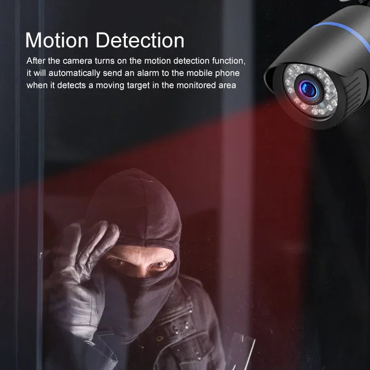 Caméra IP sans fil Q4 2,0 millions de pixels 1080P HD, prend en charge la détection de mouvement et l'audio bidirectionnel et la vision nocturne infrarouge et la carte TF, prise américaine, Q4