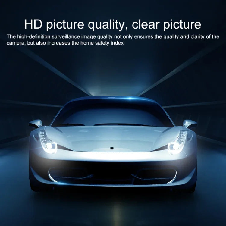 Caméra IP sans fil HD Q8 1080P, Prend en charge la détection de mouvement et la vision nocturne infrarouge et la carte TF, Prise AU, Q8