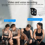 Caméra IP sans fil HD Q8 1080P, Prend en charge la détection de mouvement et la vision nocturne infrarouge et la carte TF, Prise AU, Q8