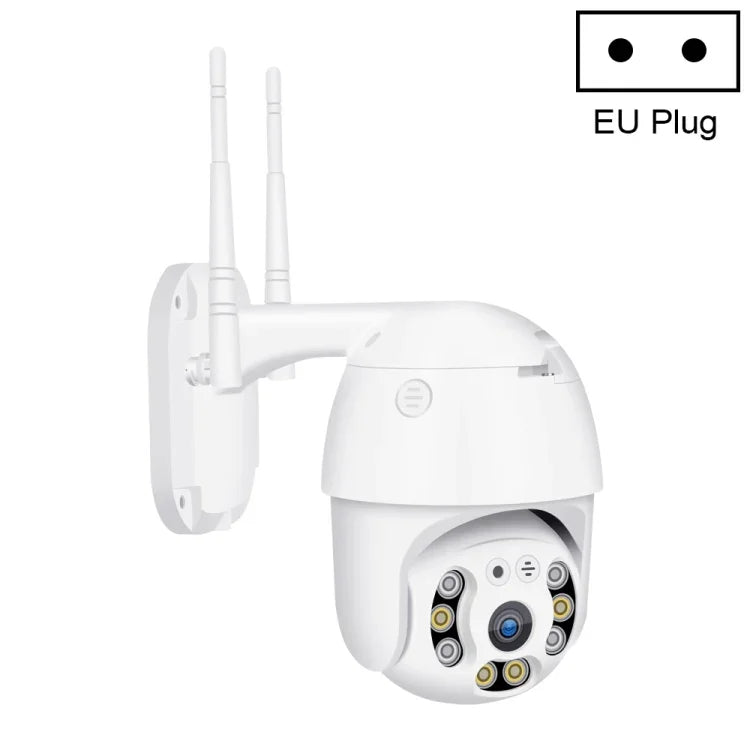 Caméra IP WiFi HD 1080P QX21, prend en charge la vision nocturne et la détection de mouvement et l'audio bidirectionnel et la carte TF, prise AU, QX21