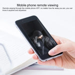 Caméra IP WiFi HD 1080P QX21, prend en charge la vision nocturne et la détection de mouvement et l'audio bidirectionnel et la carte TF, prise AU, QX21