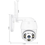 Caméra IP WiFi HD 1080P QX21, prend en charge la vision nocturne et la détection de mouvement et l'audio bidirectionnel et la carte TF, prise AU, QX21