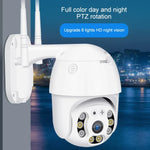 Caméra IP WiFi HD 1080P QX21, prend en charge la vision nocturne et la détection de mouvement et l'audio bidirectionnel et la carte TF, prise AU, QX21