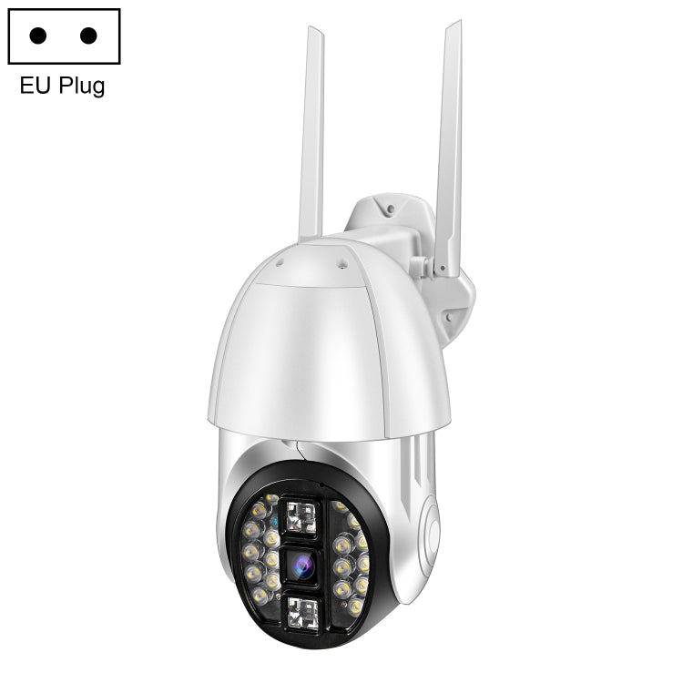 QX33 Caméra WIFI panoramique PTZ 1080P rotative à 360 degrés, support couleur jour et nuit, interphone vocal bidirectionnel, alarme de détection de mouvement, lecture vidéo et carte TF 64 Go, prise AU, QX33
