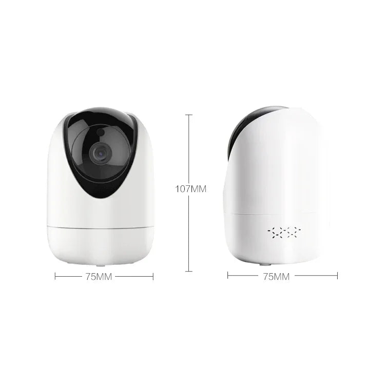 Caméra de surveillance intérieure sans fil HD YT47 avec tête rotative, supporte la détection de mouvement, la vision nocturne infrarouge et les cartes Micro SD, prise AU, YT47