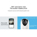 Caméra de surveillance intérieure sans fil HD YT47 avec tête rotative, supporte la détection de mouvement, la vision nocturne infrarouge et les cartes Micro SD, prise AU, YT47