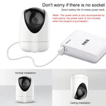 Caméra de surveillance intérieure sans fil HD YT47 avec tête rotative, supporte la détection de mouvement, la vision nocturne infrarouge et les cartes Micro SD, prise AU, YT47