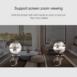 Q10 Téléphone Portable Extérieur Rotation à Distance Sans Fil WiFi 10 Lumières Vision Nocturne IR Caméra HD, Support Vidéo de Détection de Mouvement / Alarme et Enregistrement, Prise UK, Vision Nocturne IR Q10