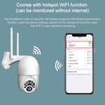 Q10 Téléphone Portable Extérieur Rotation à Distance Sans Fil WiFi 10 Lumières Vision Nocturne IR Caméra HD, Support Vidéo de Détection de Mouvement / Alarme et Enregistrement, Prise UK, Vision Nocturne IR Q10