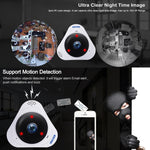 ESCAM Q8 960P Caméra IP WiFi panoramique 360 degrés avec objectif Fisheye 1.3MP, support détection de mouvement / vision nocturne, distance IR: 5-10m, prise AU, Q8 prise US, Q8 prise AU, Q8 prise EU, Q8 prise UK