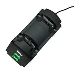 Station de charge double port iplay / Support de charge pour manettes Sony PlayStation 4 PS4 et PS4 Pro Slim avec écran indicateur LED, HBP-119