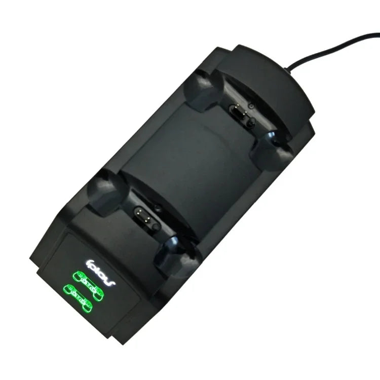 Station de charge double port iplay / Support de charge pour manettes Sony PlayStation 4 PS4 et PS4 Pro Slim avec écran indicateur LED, HBP-119