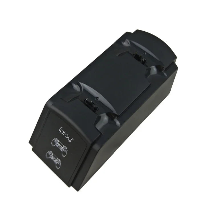 Station de charge double port iplay / Support de charge pour manettes Sony PlayStation 4 PS4 et PS4 Pro Slim avec écran indicateur LED, HBP-119