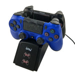 Station de charge double port iplay / Support de charge pour manettes Sony PlayStation 4 PS4 et PS4 Pro Slim avec écran indicateur LED, HBP-119
