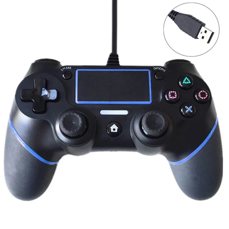 Manette de jeu filaire pour Sony PlayStation PS4