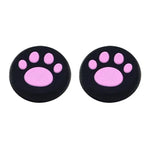 Lot de 4 protections en silicone en forme de pattes de chat pour manettes de jeu PS4/PS3/PS2/Xbox 360/Xbox One/Wii U