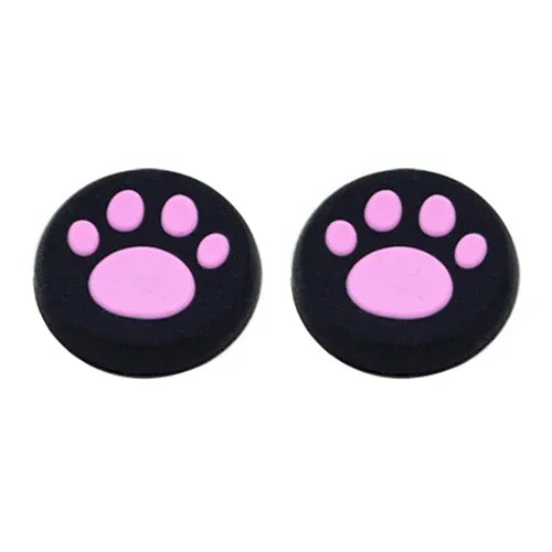 Lot de 4 protections en silicone en forme de pattes de chat pour manettes de jeu PS4/PS3/PS2/Xbox 360/Xbox One/Wii U
