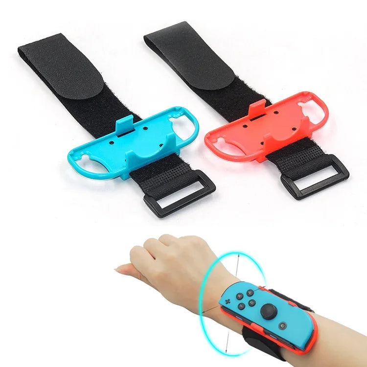 1 paire de bracelets élastiques de danse ajustables pour Nintendo Switch, bracelet