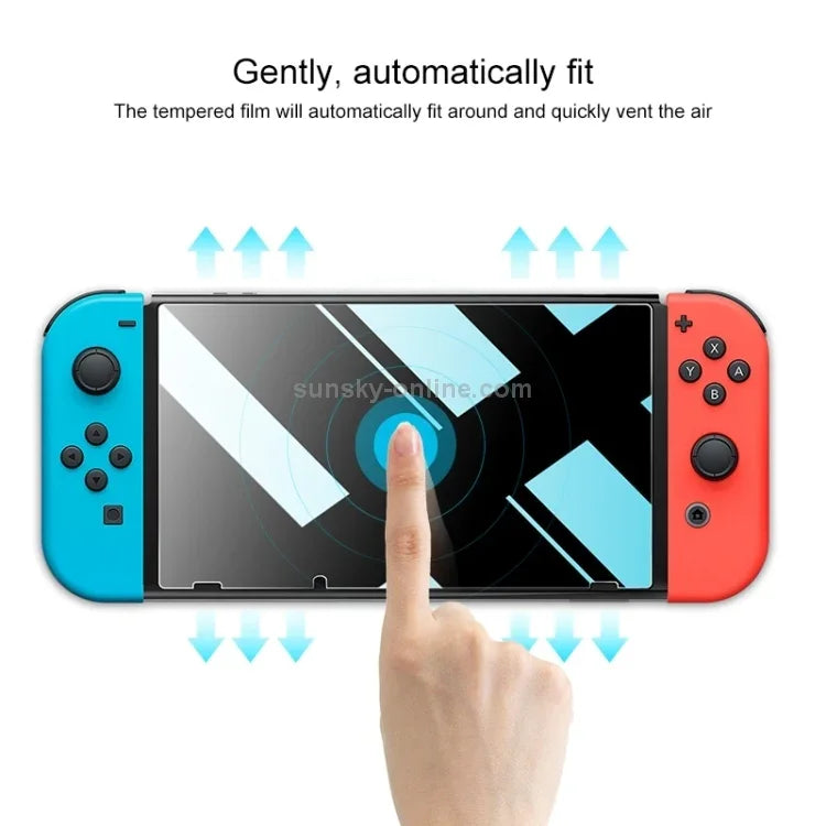 Film de protection d'écran en verre trempé anti-rayures 9H HD pour Switch Lite