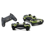 Manette de jeu filaire pour Sony PS4, camouflage vert
