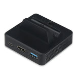 Station de conversion vidéo multifonction avec support pour interrupteur, station de conversion