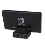 Station de conversion vidéo multifonction avec support pour interrupteur, station de conversion