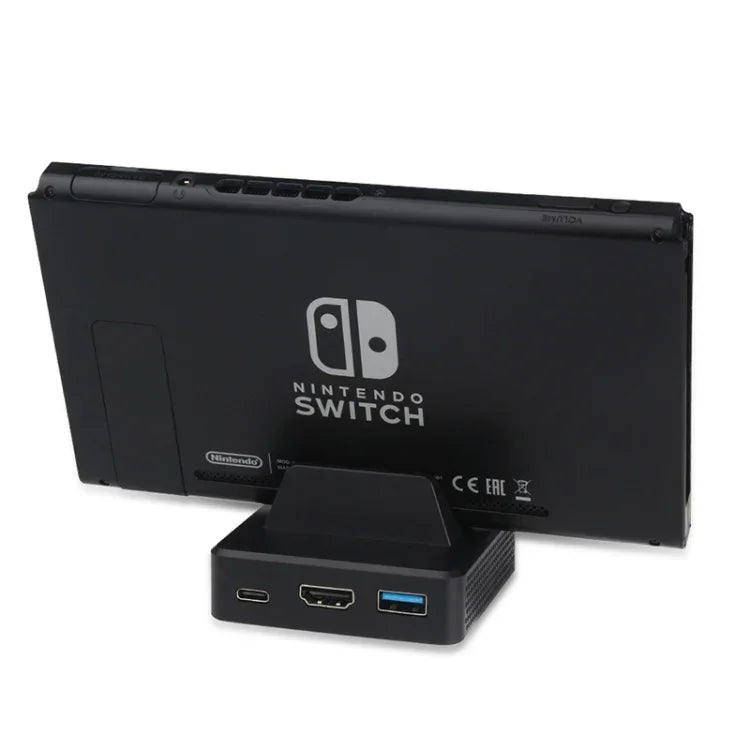 Station de conversion vidéo multifonction avec support pour interrupteur, station de conversion
