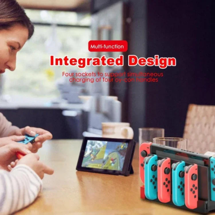 Station de charge iPega PG-9186 pour manettes de jeu Nintendo Switch Joy-Con, avec indicateur de charge, référence PG-9186