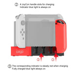 Station de charge iPega PG-9186 pour manettes de jeu Nintendo Switch Joy-Con, avec indicateur de charge, référence PG-9186