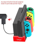 Station de charge iPega PG-9186 pour manettes de jeu Nintendo Switch Joy-Con, avec indicateur de charge, référence PG-9186