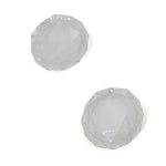 2 capuchons de joystick Diamond Texture pour PS5, bleu, rouge, blanc transparent, vert