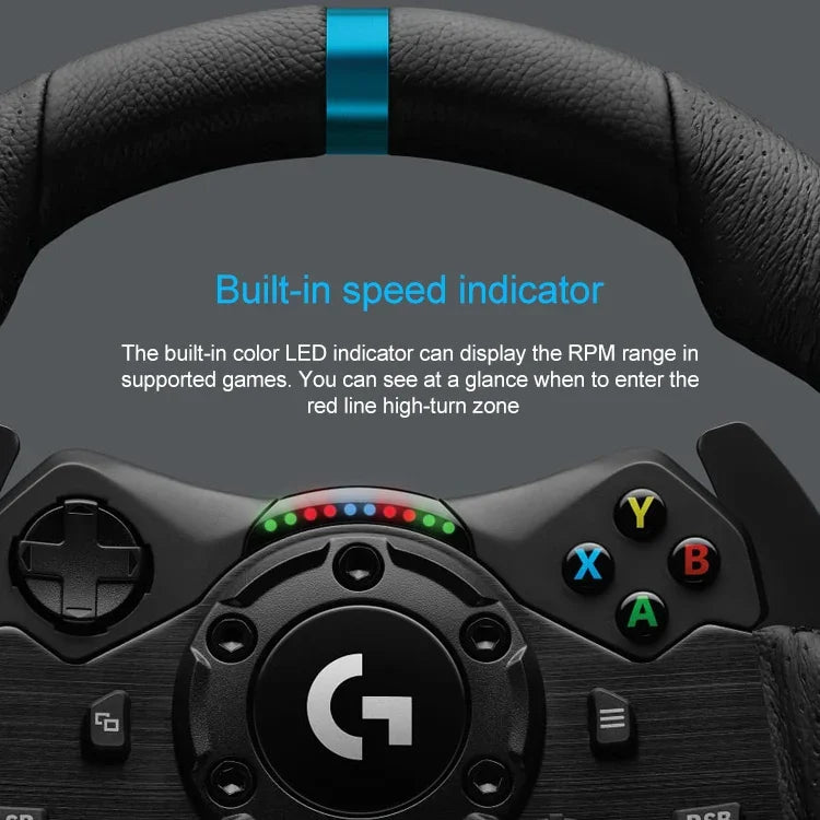 Volant de course Logitech G923 avec pédales et levier de vitesse pour PS5 / PS4 / PC, G923