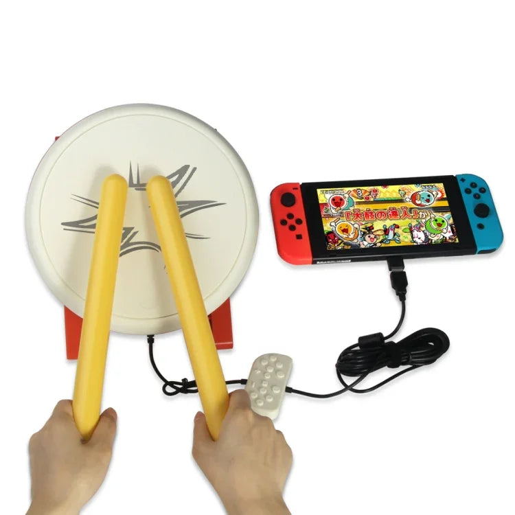 DOBE TNS-1867 Baguettes de batterie pour jeux vidéo, manette Taiko, kits de batterie pour Nintendo Switch, pour Nintendo Switch