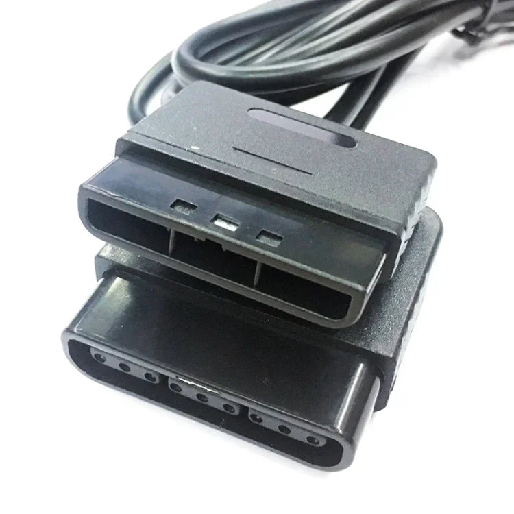 5 PCS Game Console Handle Controller Extension Line for PS / PS2, Length : 1.8m, For PS / PS2