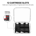 Boîte de rangement 12 en 1 pour cartes mémoire Nintendo Switch