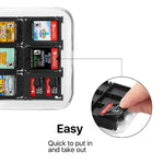 Boîte de rangement 12 en 1 pour cartes mémoire Nintendo Switch