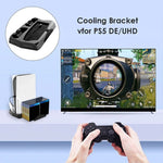 Base de refroidissement multifonctionnelle KJH P5-010-2 avec support pour plateau de rangement pour PS5 De/UHD, KJH P5-010-2