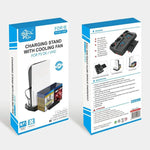 Base de refroidissement multifonctionnelle KJH P5-010-2 avec support pour plateau de rangement pour PS5 De/UHD, KJH P5-010-2