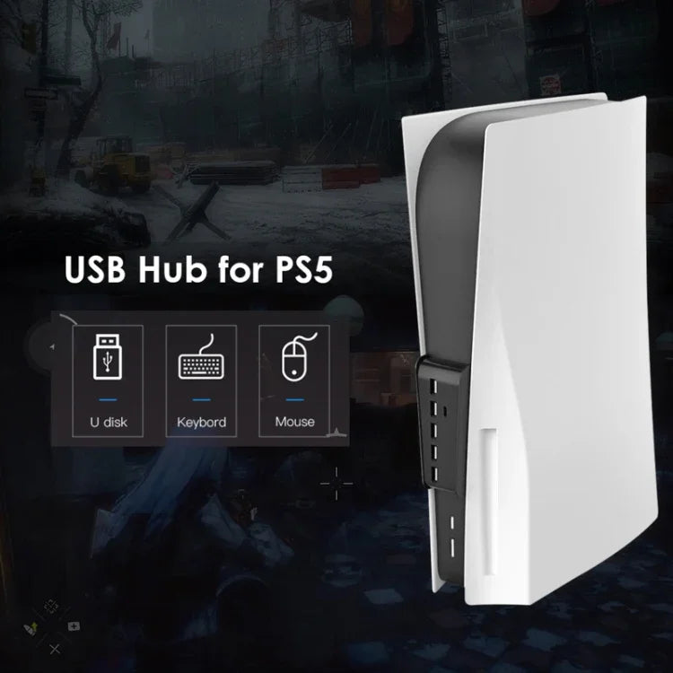 Adaptateur répartiteur/extenseur USB 6 en 1 KJH P5-008 pour PS5, KJH P5-008