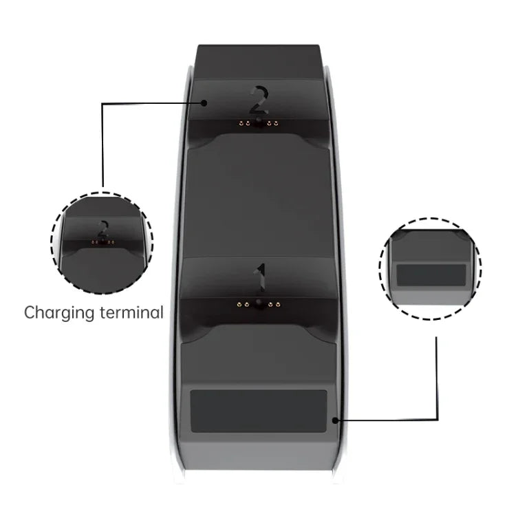 Chargeur double pour manette de jeu iPlay HBP-245 pour PS5, HBP-245