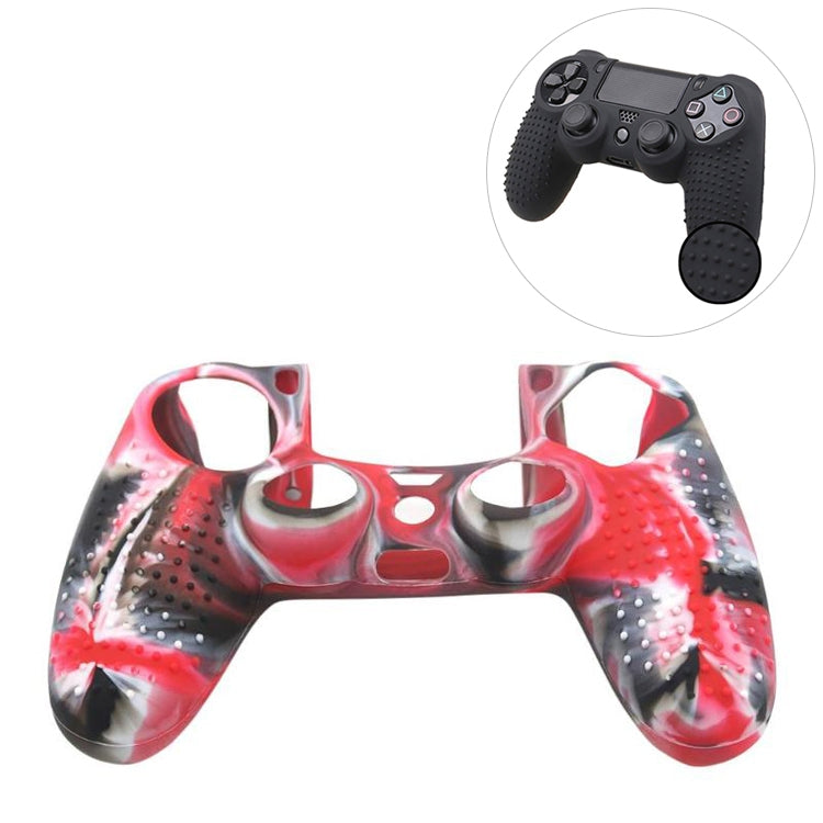 Étui de protection antidérapant en silicone pour Sony PS4