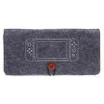 Sacoche de rangement portable en feutre souple pour Nintendo Switch