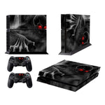 Film protecteur autocollant à motif diable sombre pour Sony PS4, motif diable sombre