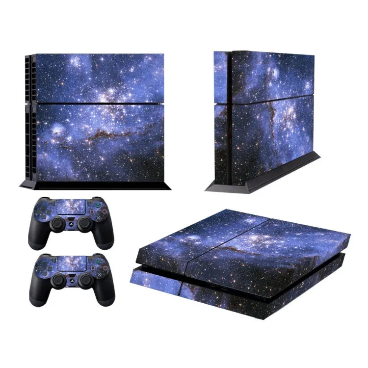 Film protecteur autocollant à motif ciel étoilé pour Sony PS4, motif ciel étoilé