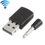 Adaptateur Bluetooth 3,5 mm et USB avec récepteur et émetteur pour Sony PlayStation PS4